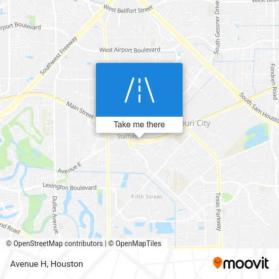Avenue H map