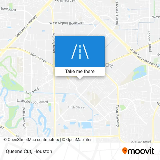 Queens Cut map
