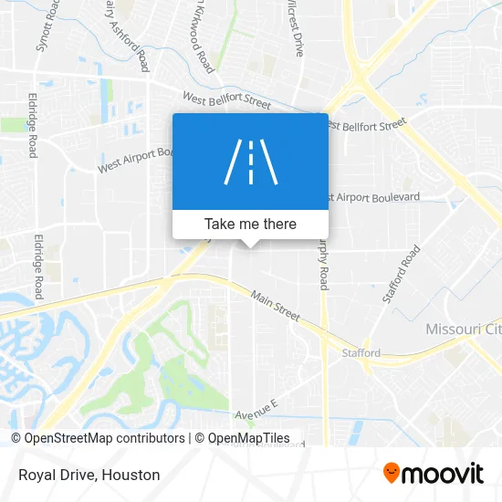 Royal Drive map