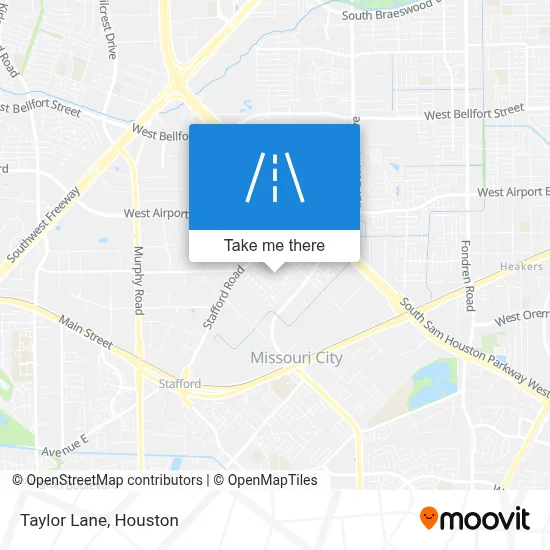 Taylor Lane map