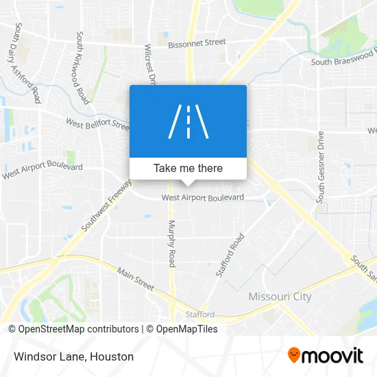 Windsor Lane map