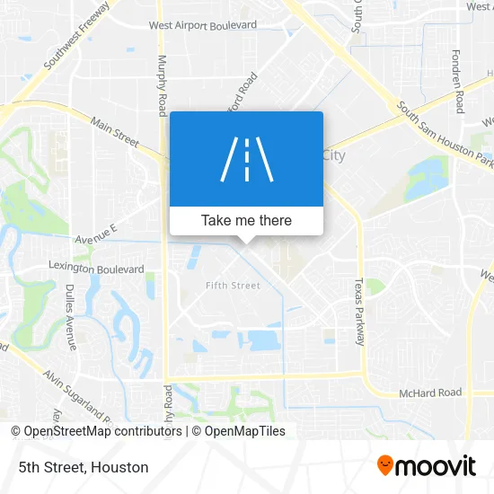 5th Street map