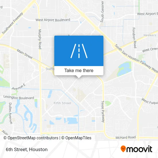 6th Street map