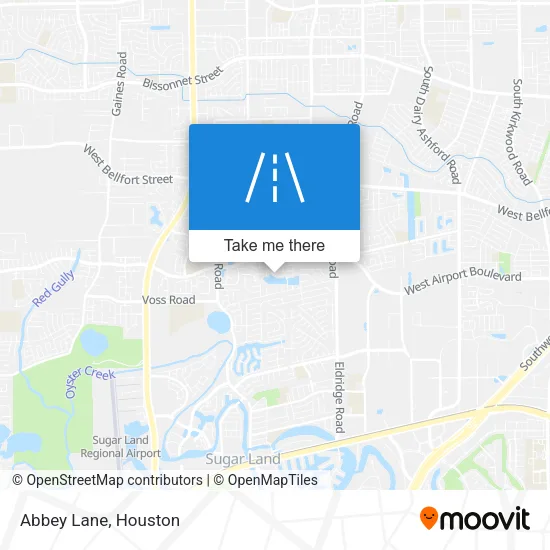 Abbey Lane map