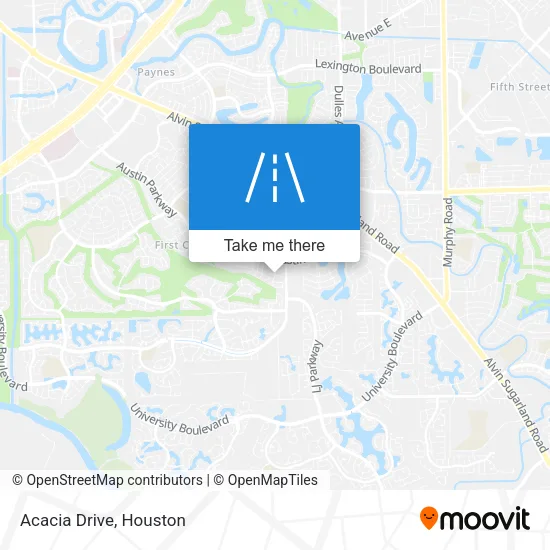 Acacia Drive map