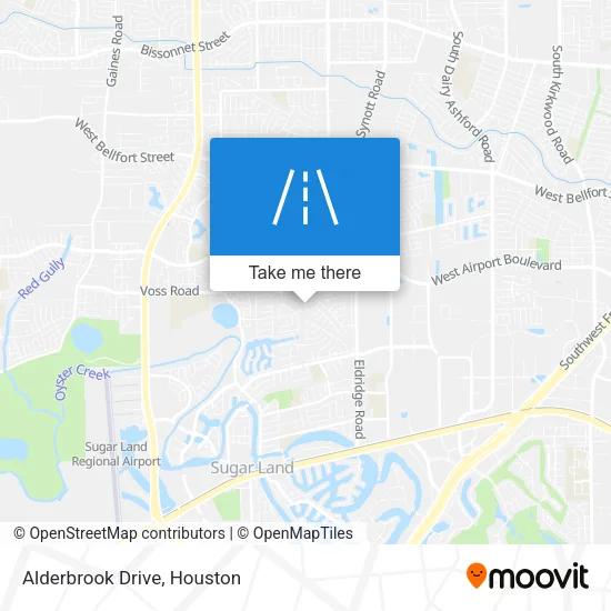 Alderbrook Drive map