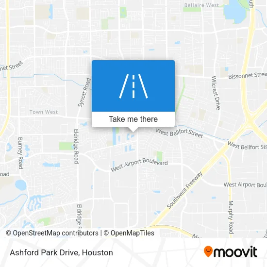 Ashford Park Drive map
