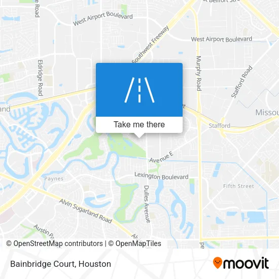 Bainbridge Court map