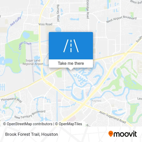 Brook Forest Trail map