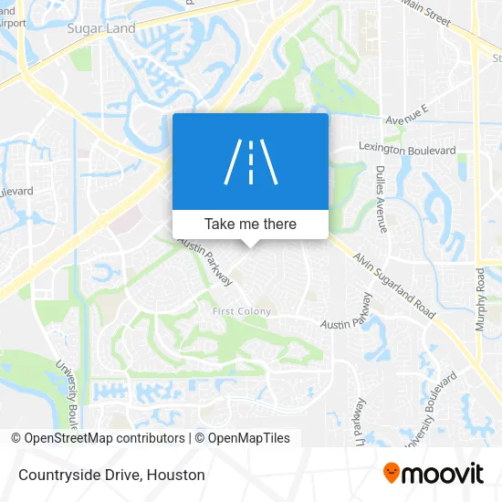 Countryside Drive map