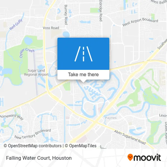 Falling Water Court map