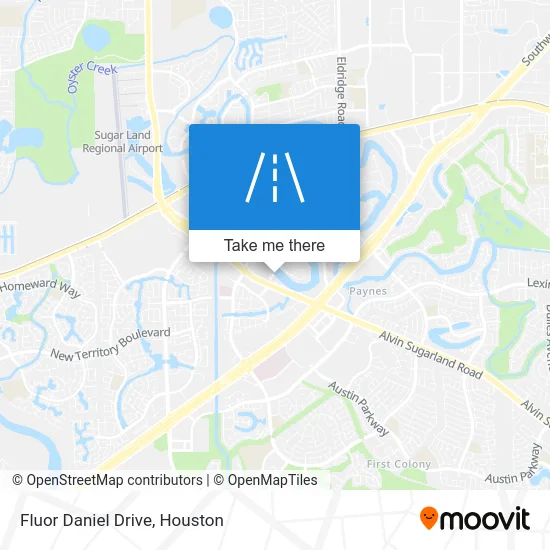 Fluor Daniel Drive map