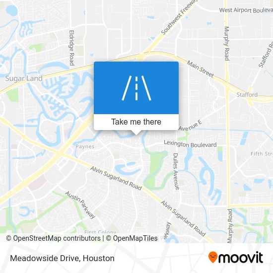 Meadowside Drive map