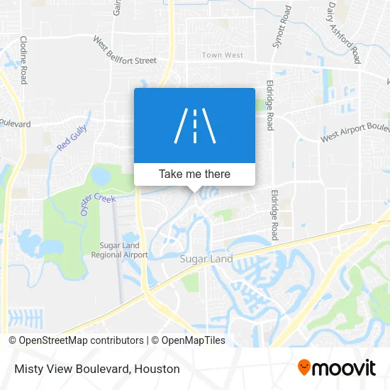 Misty View Boulevard map