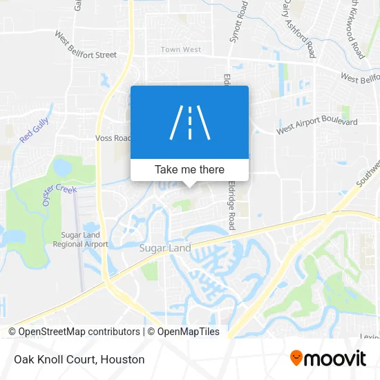 Oak Knoll Court map