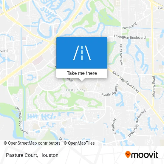 Pasture Court map