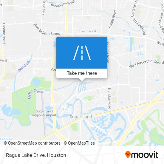 Ragus Lake Drive map