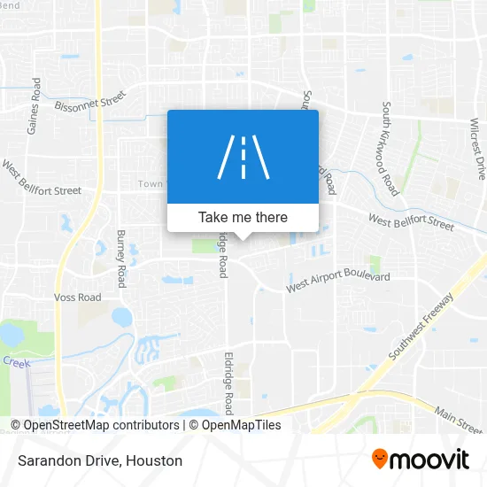Sarandon Drive map
