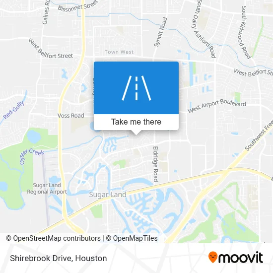 Shirebrook Drive map