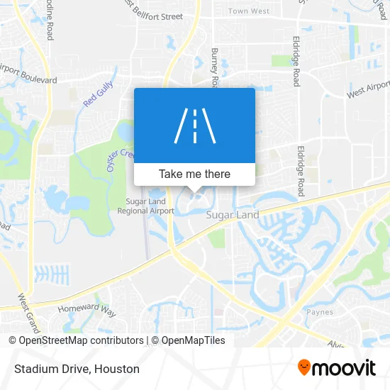 Stadium Drive map