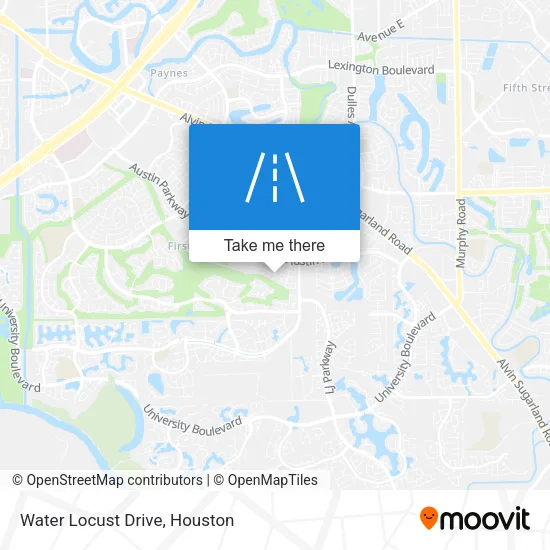 Water Locust Drive map