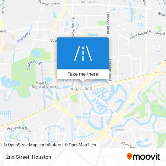2nd Street map