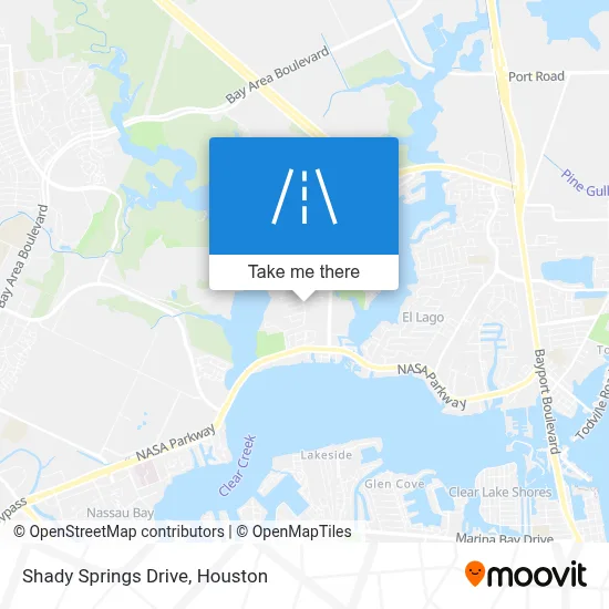 Shady Springs Drive map