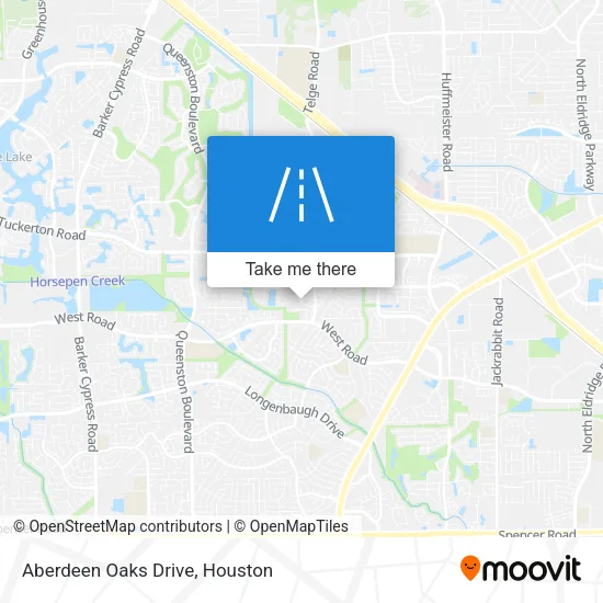 Aberdeen Oaks Drive map