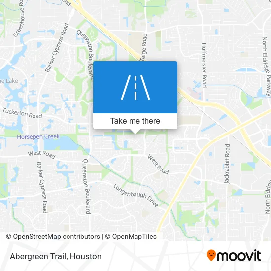 Abergreen Trail map