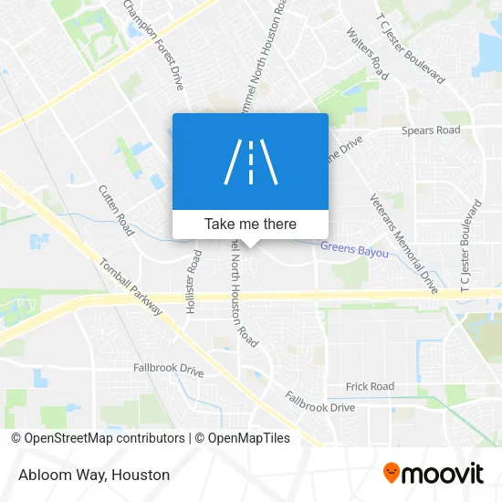 Abloom Way map