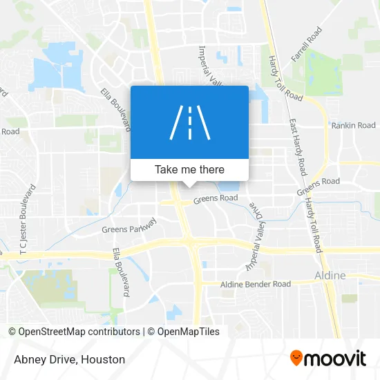 Abney Drive map