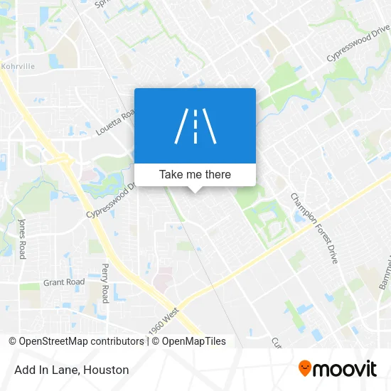 Add In Lane map