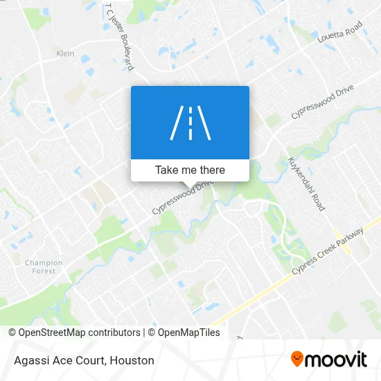 Agassi Ace Court map