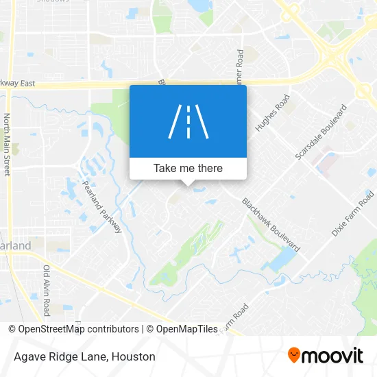 Agave Ridge Lane map