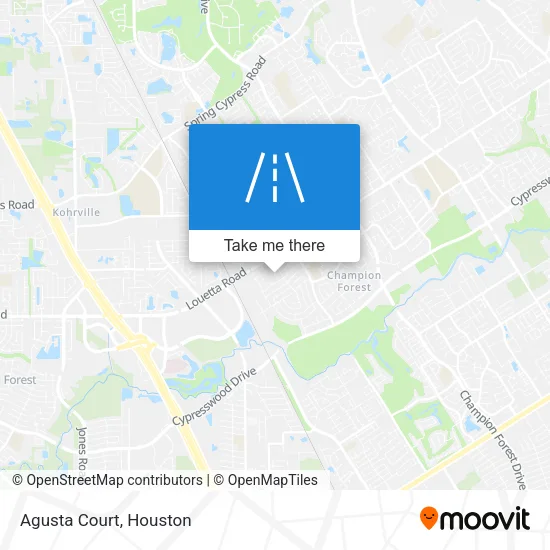 Agusta Court map