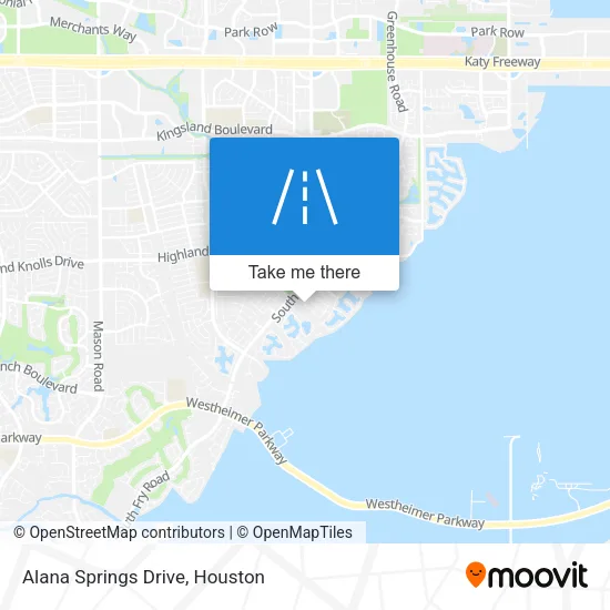 Alana Springs Drive map