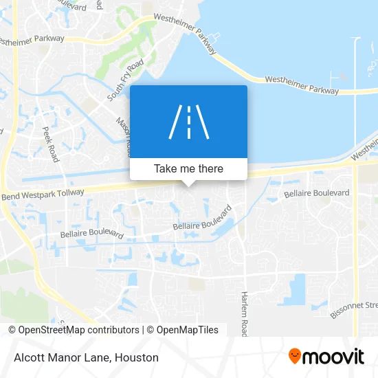 Alcott Manor Lane map