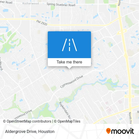 Aldergrove Drive map
