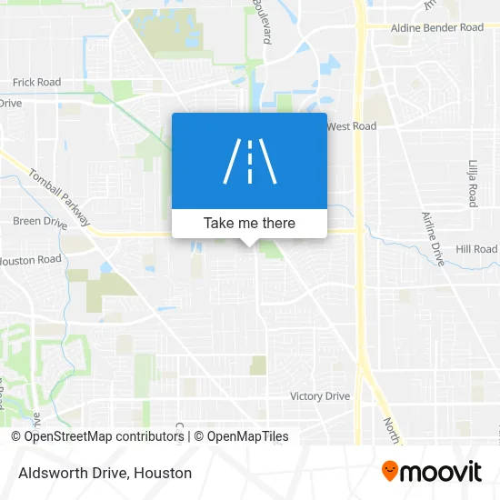 Aldsworth Drive map