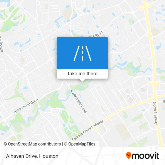 Alhaven Drive map
