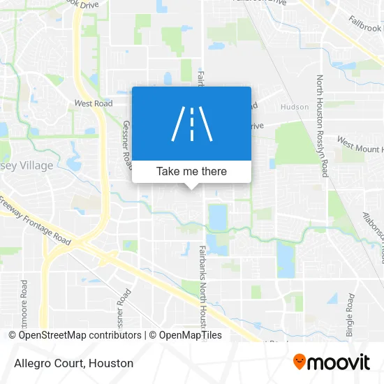 Allegro Court map