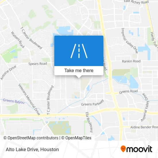 Alto Lake Drive map