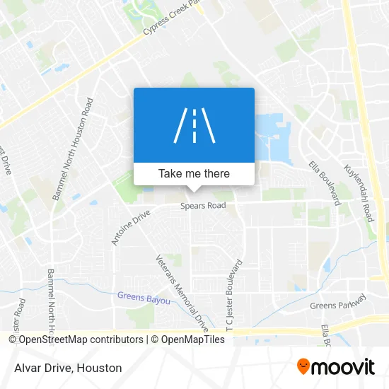 Alvar Drive map