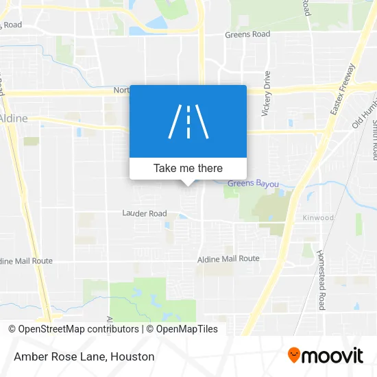 Amber Rose Lane map