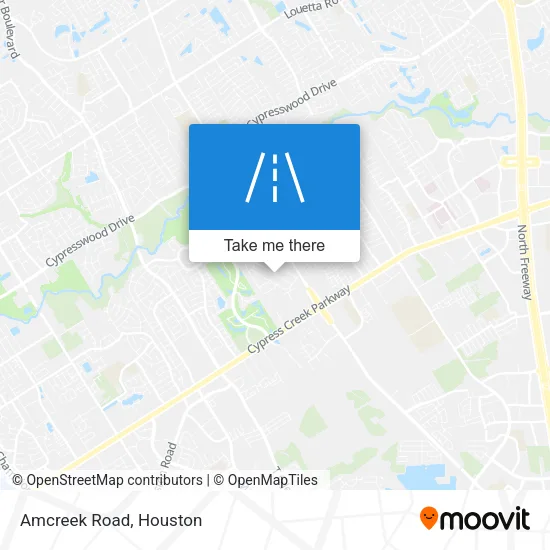 Amcreek Road map