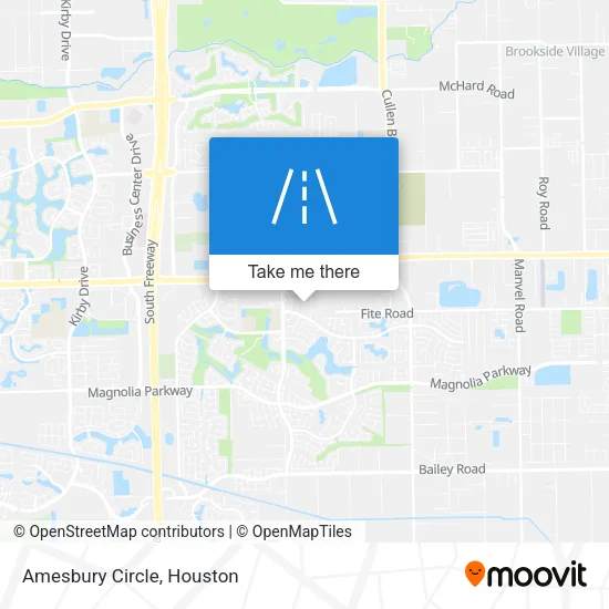 Amesbury Circle map
