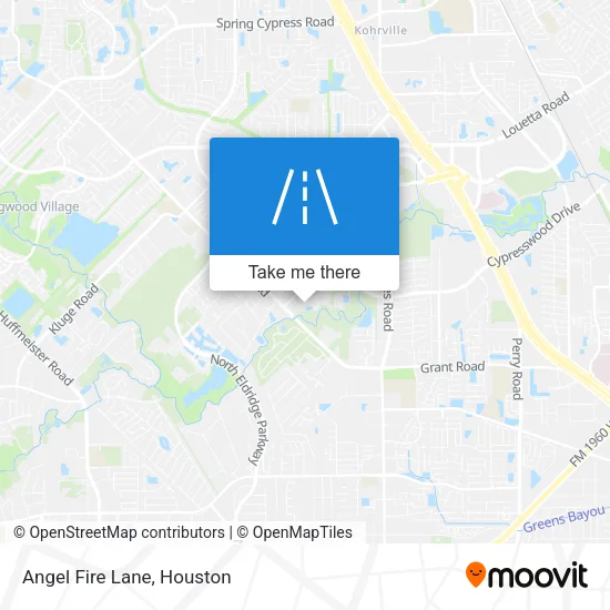 Angel Fire Lane map