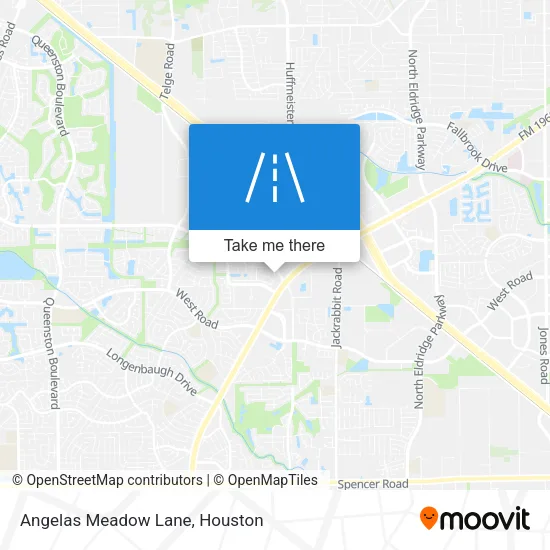 Angelas Meadow Lane map