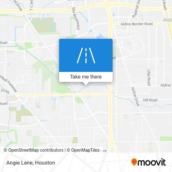 Angie Lane map