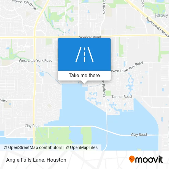 Angle Falls Lane map